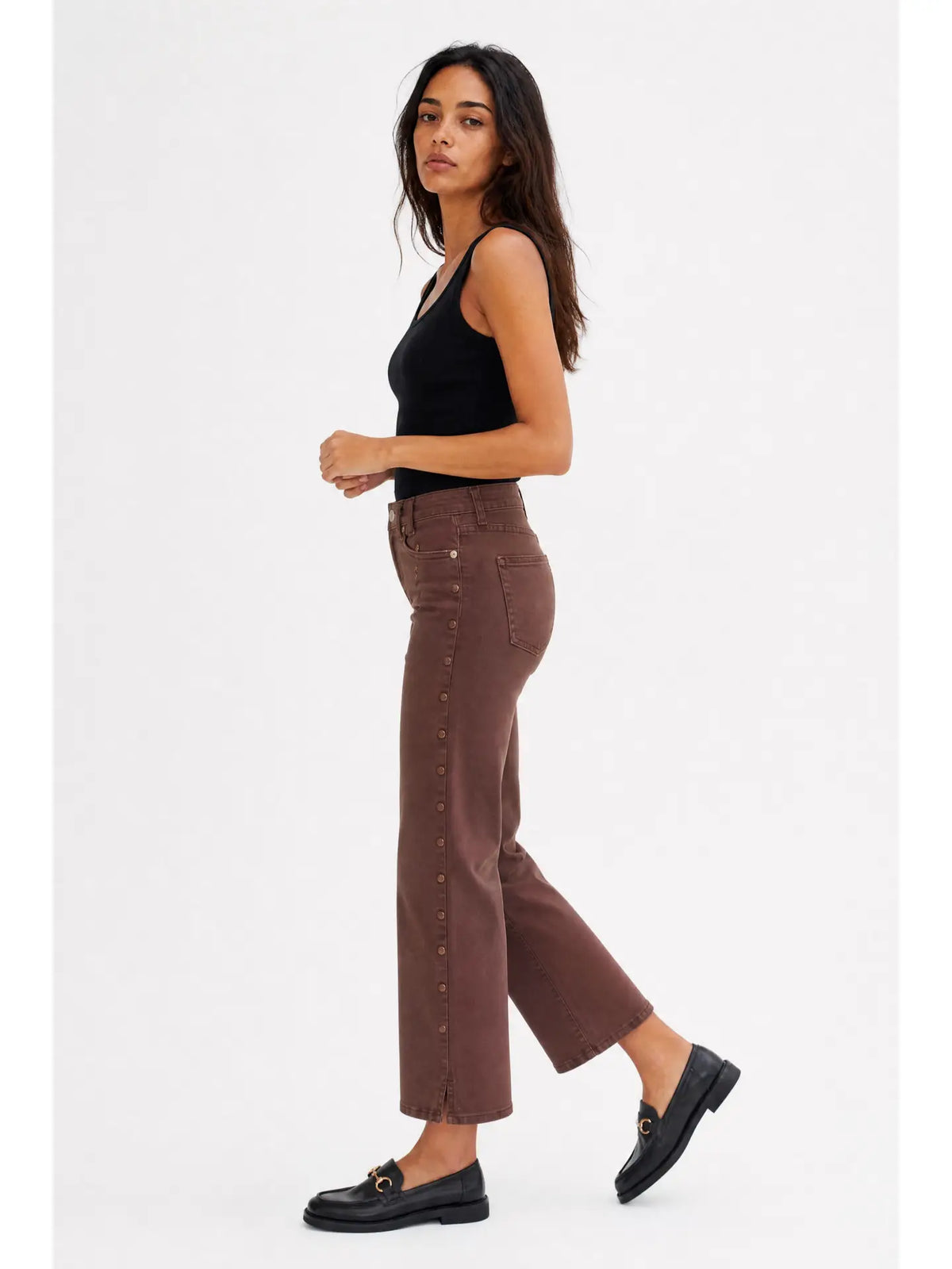 Addington Mid Rise Wide Leg