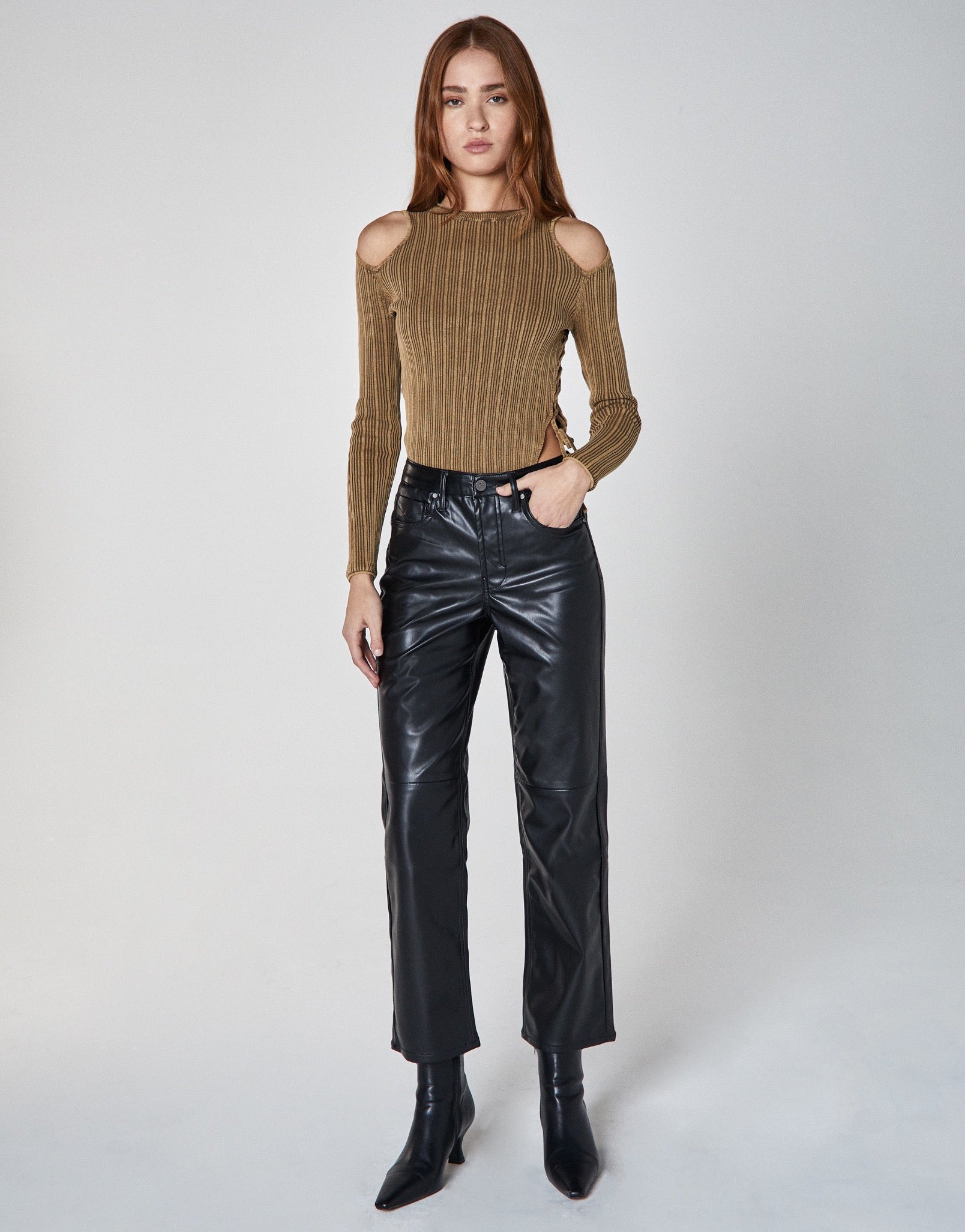 Paloma High-Rise Straight Leg in Chromatic