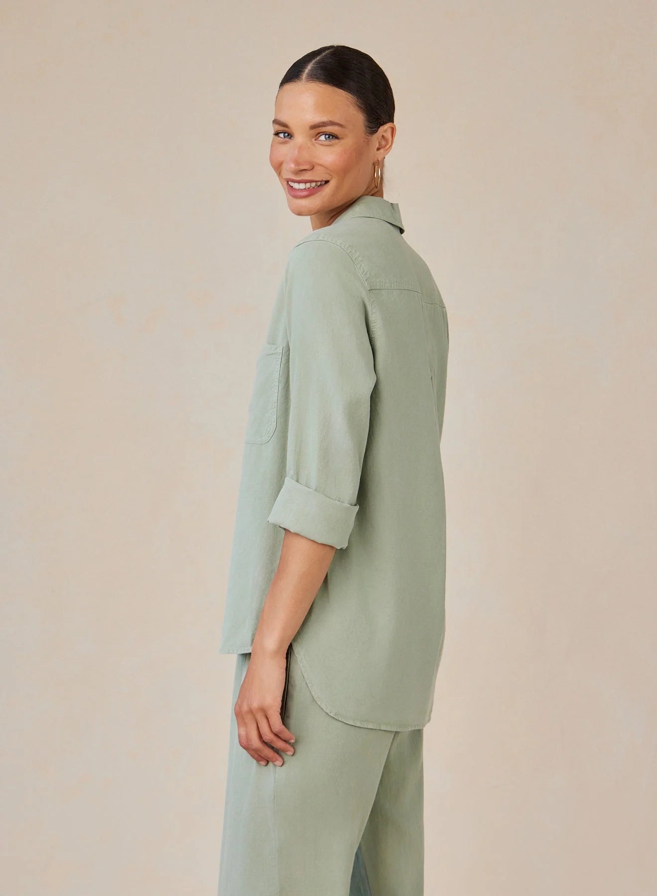 Shirt Tail Button Down