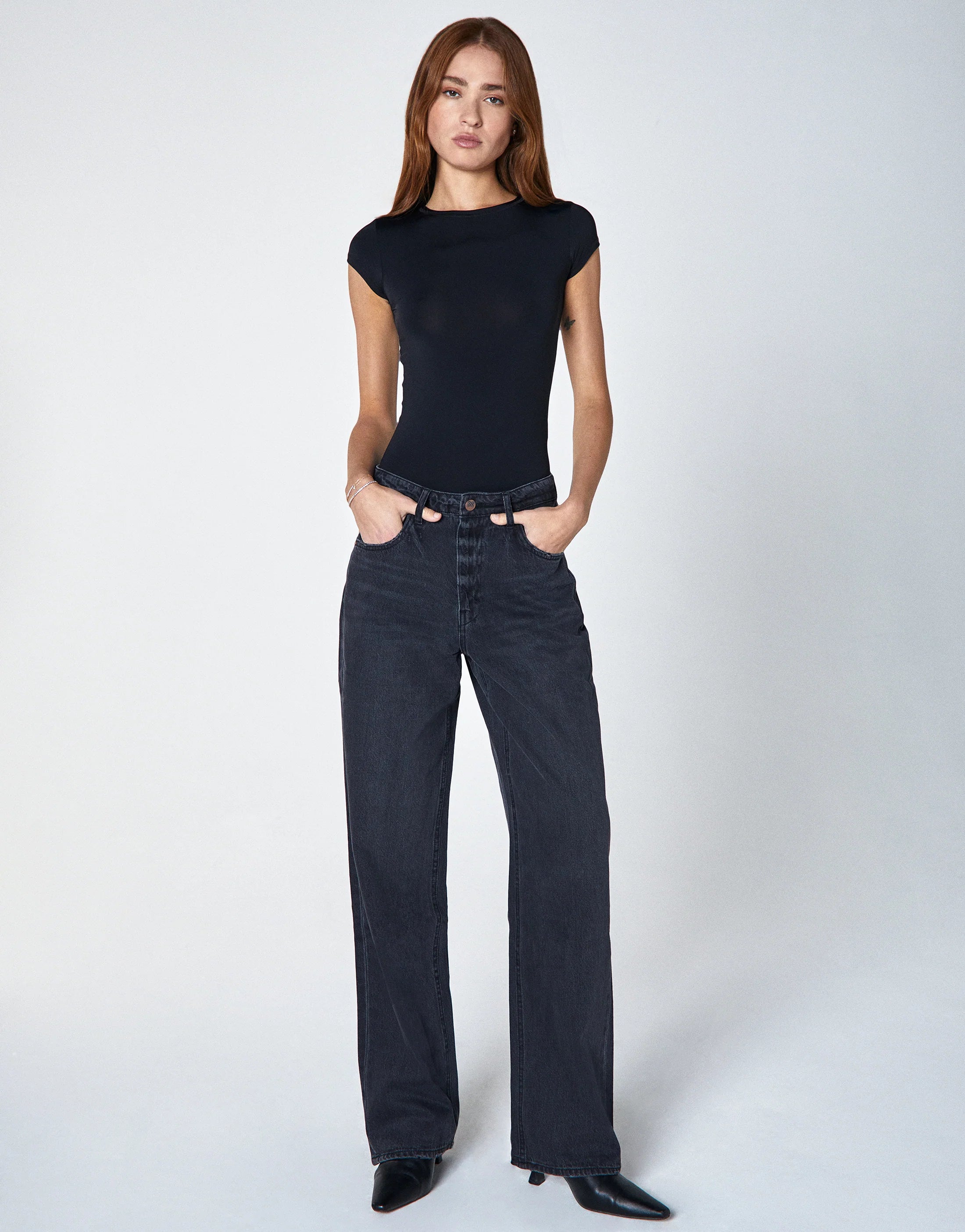 RUMI High-Rise Stacked Wide Leg in Ramble
