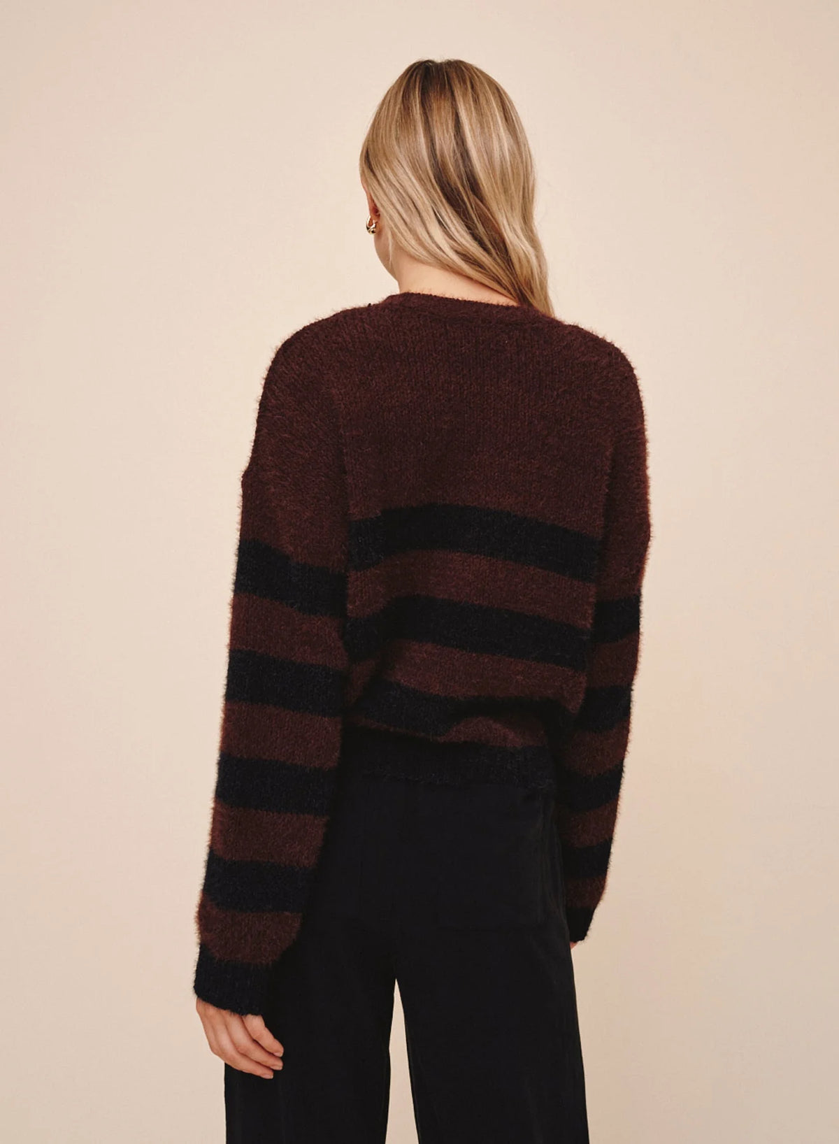 Striped Drop Shoulder Sweater