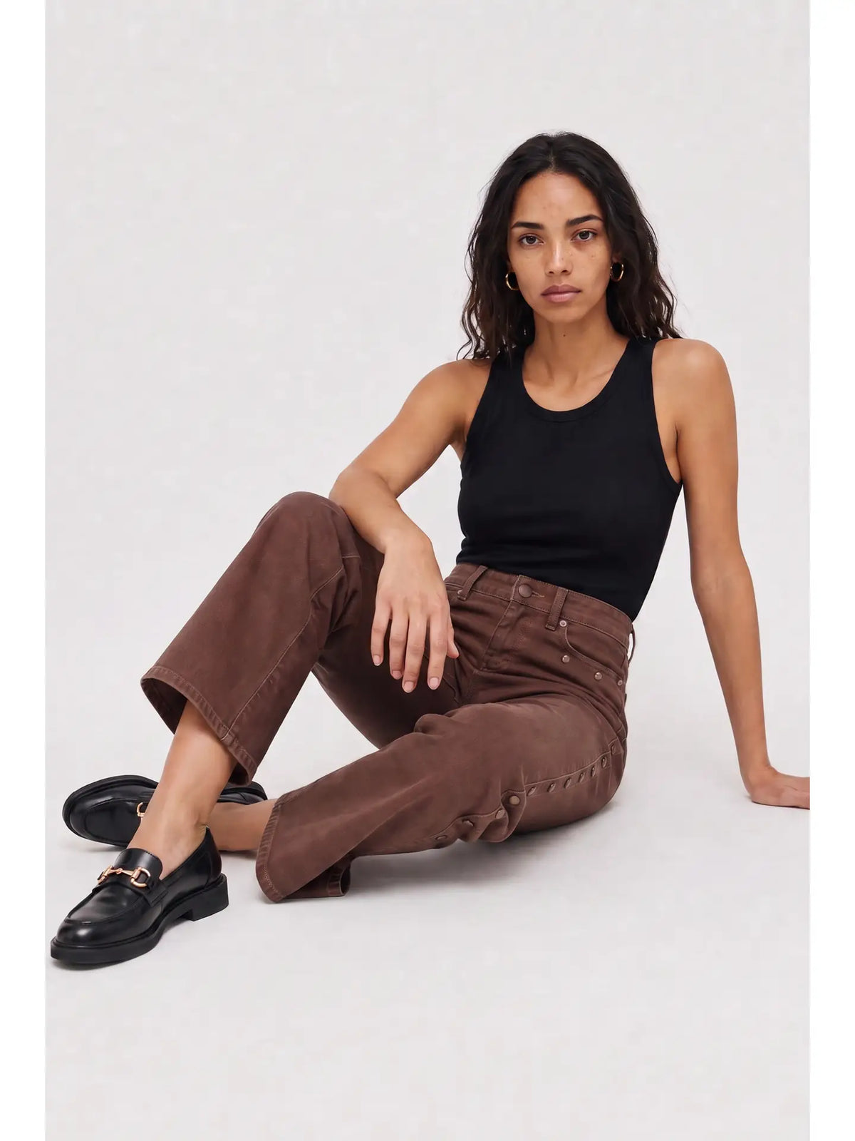 Addington Mid Rise Wide Leg
