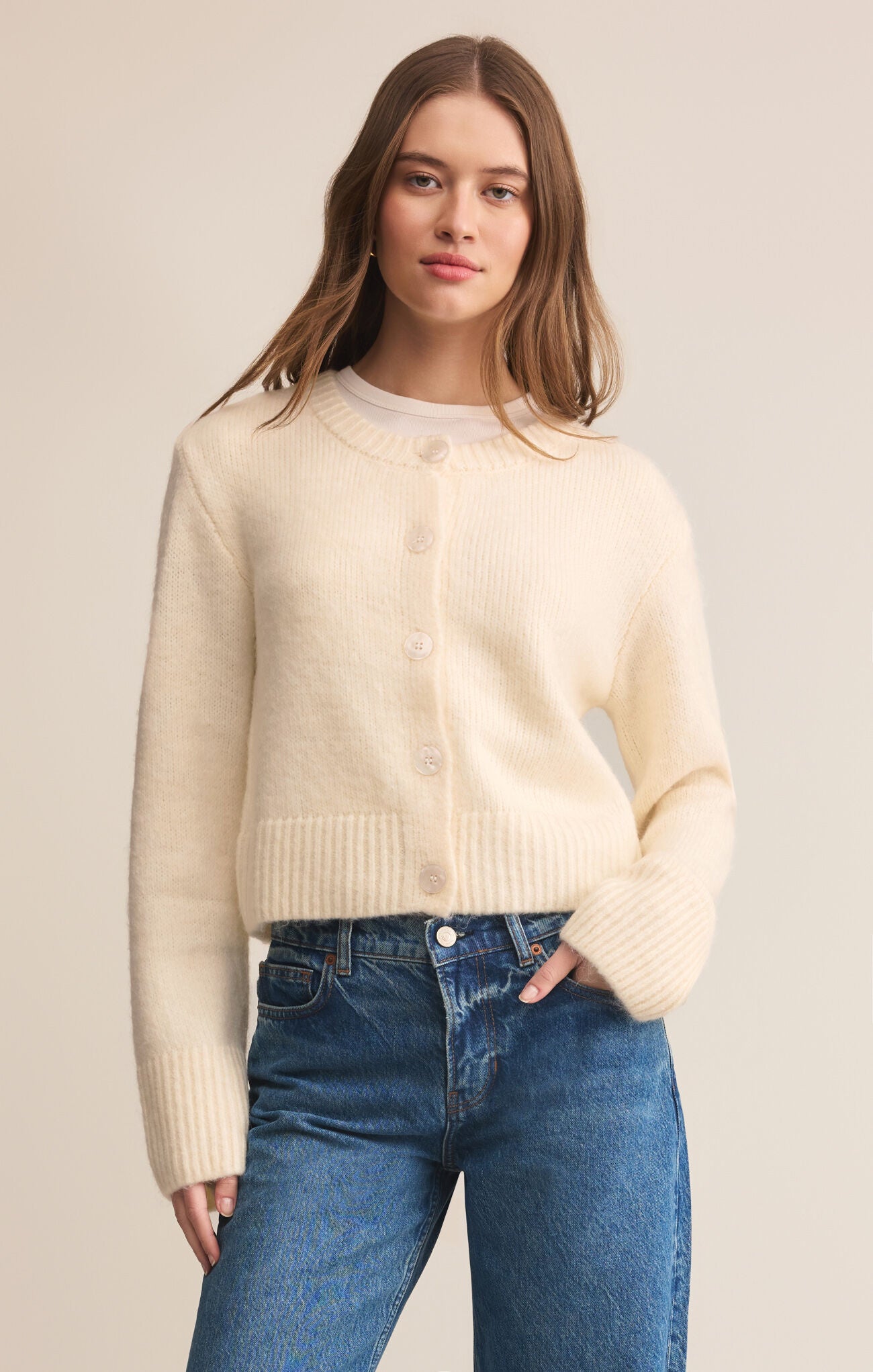 Breen Cropped Cardigan