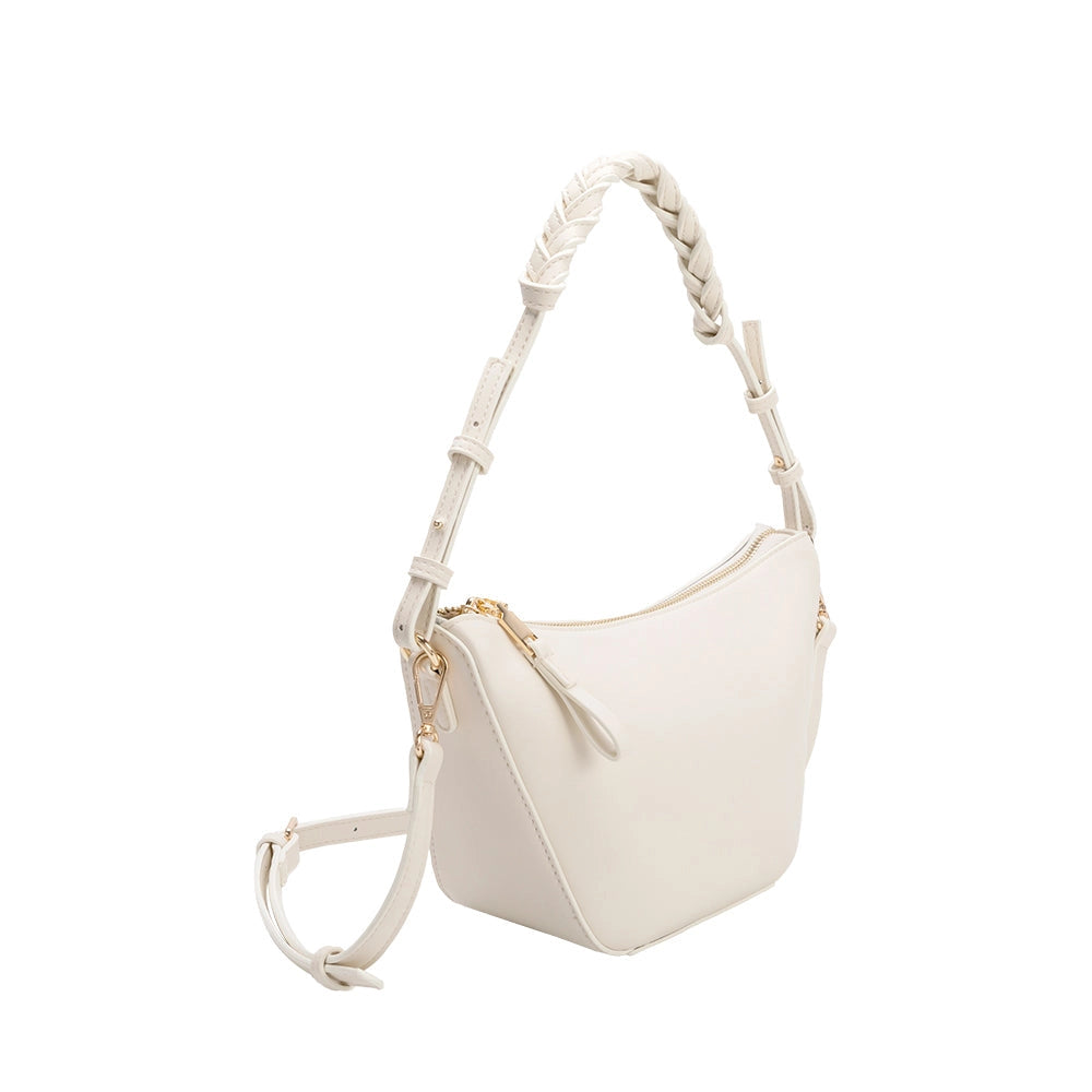 Audrina Ivory Crossbody Bag