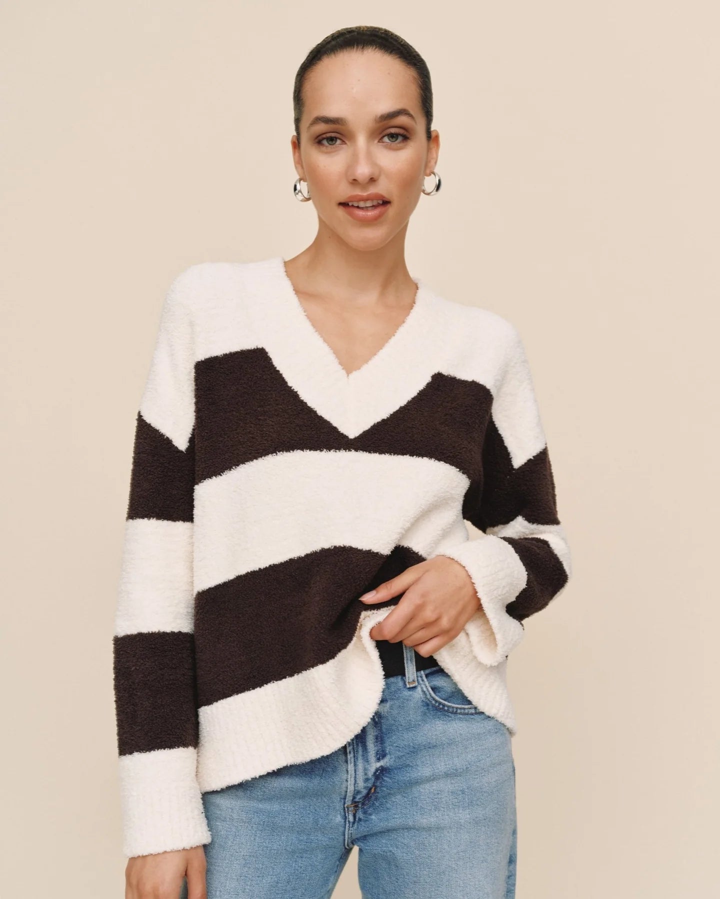 Oversized V-Neck Sweater