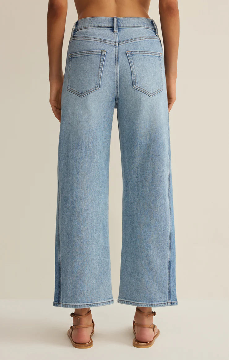 Luna Stretch Denim Crop Pant