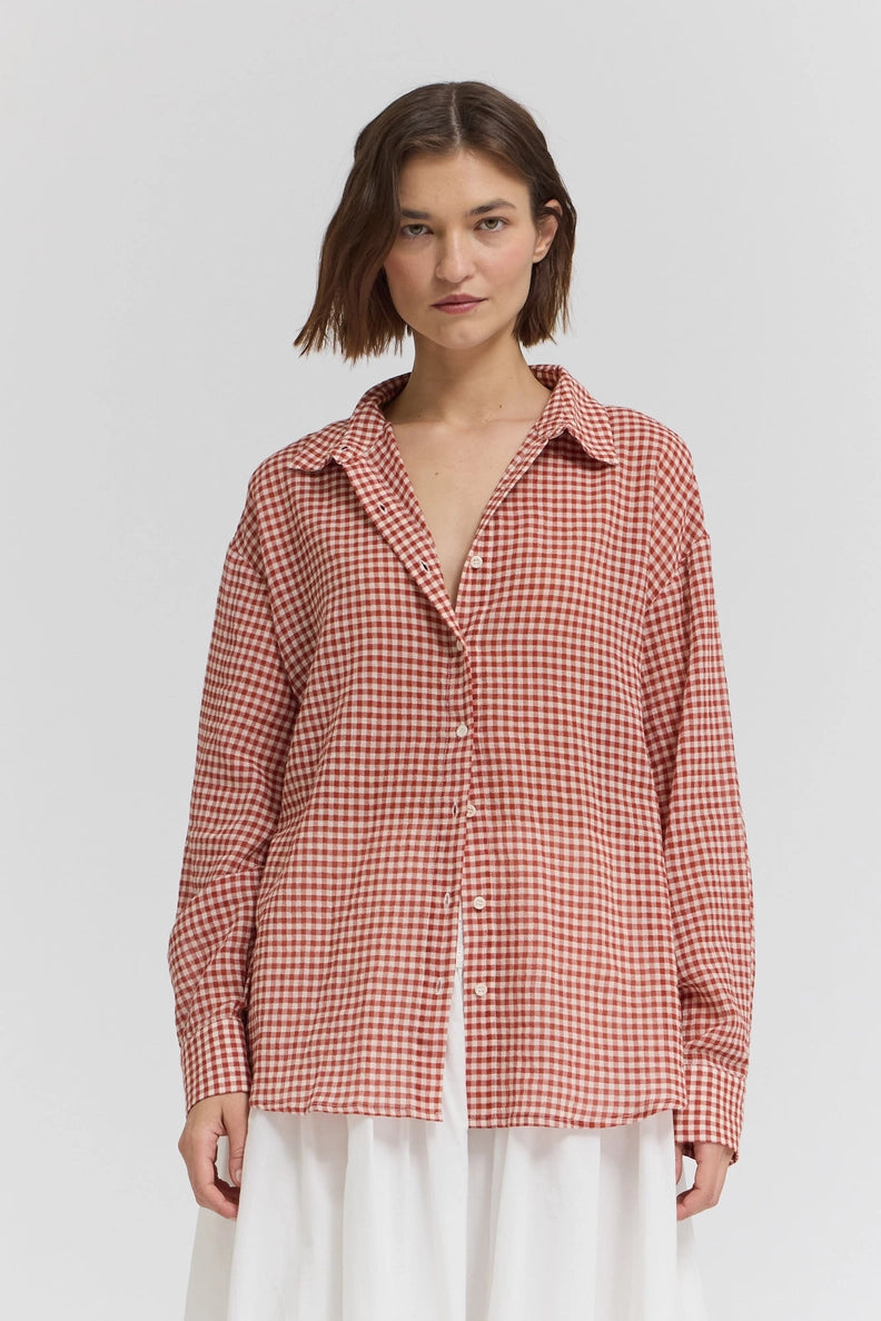 Button Up Check Shirt