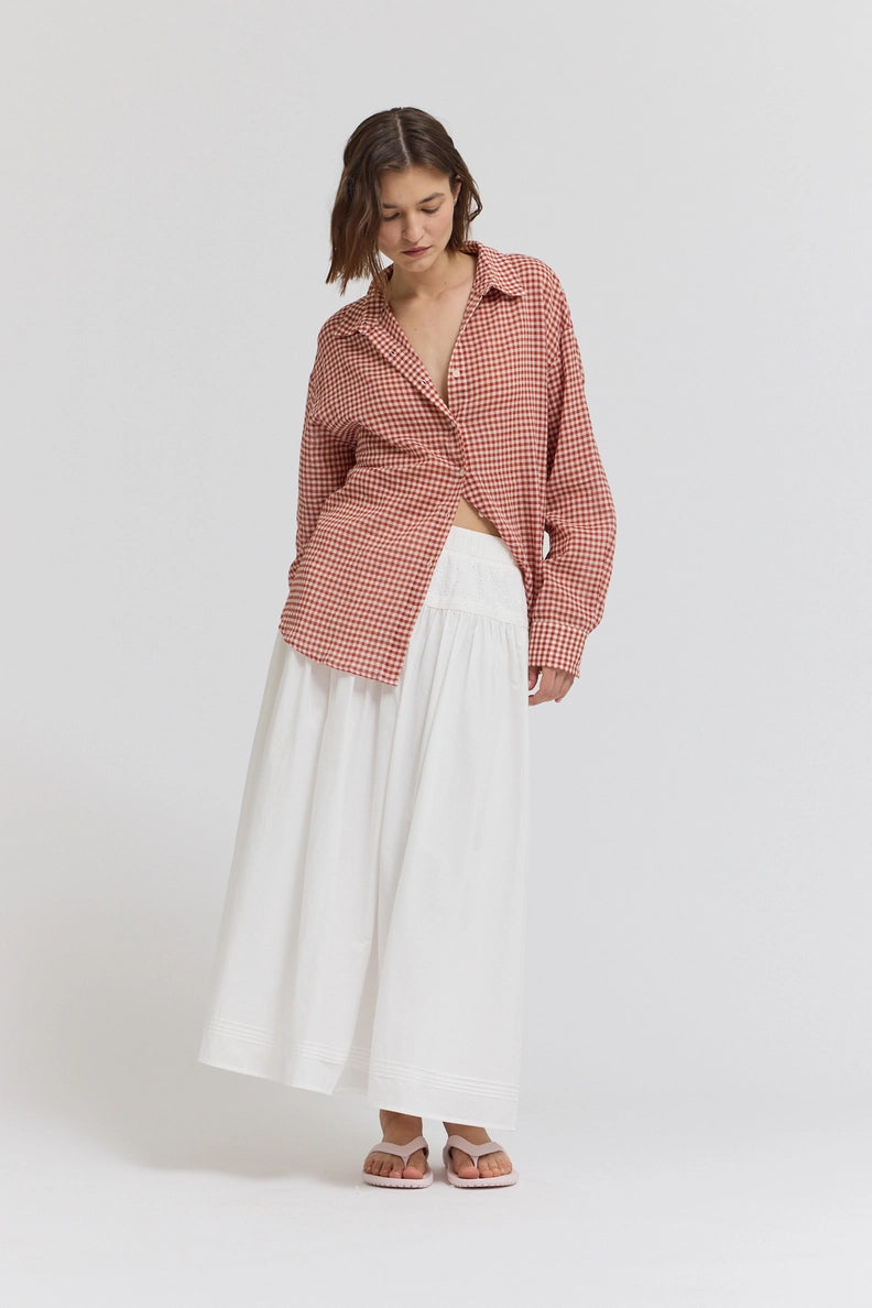 Button Up Check Shirt