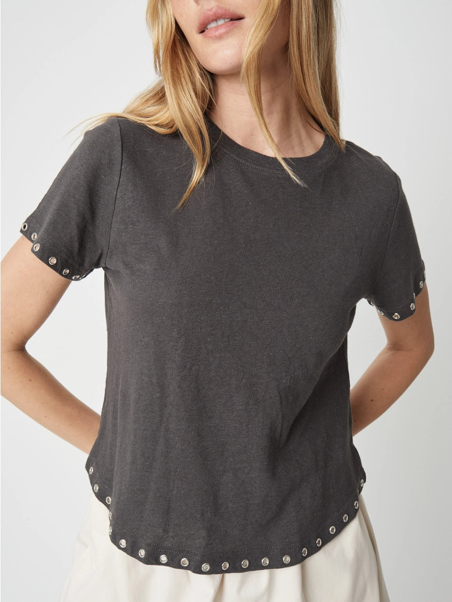 Zoey Rivet Top