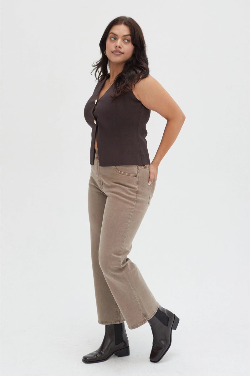 Addington Ankle Crop Mid Rise Jean