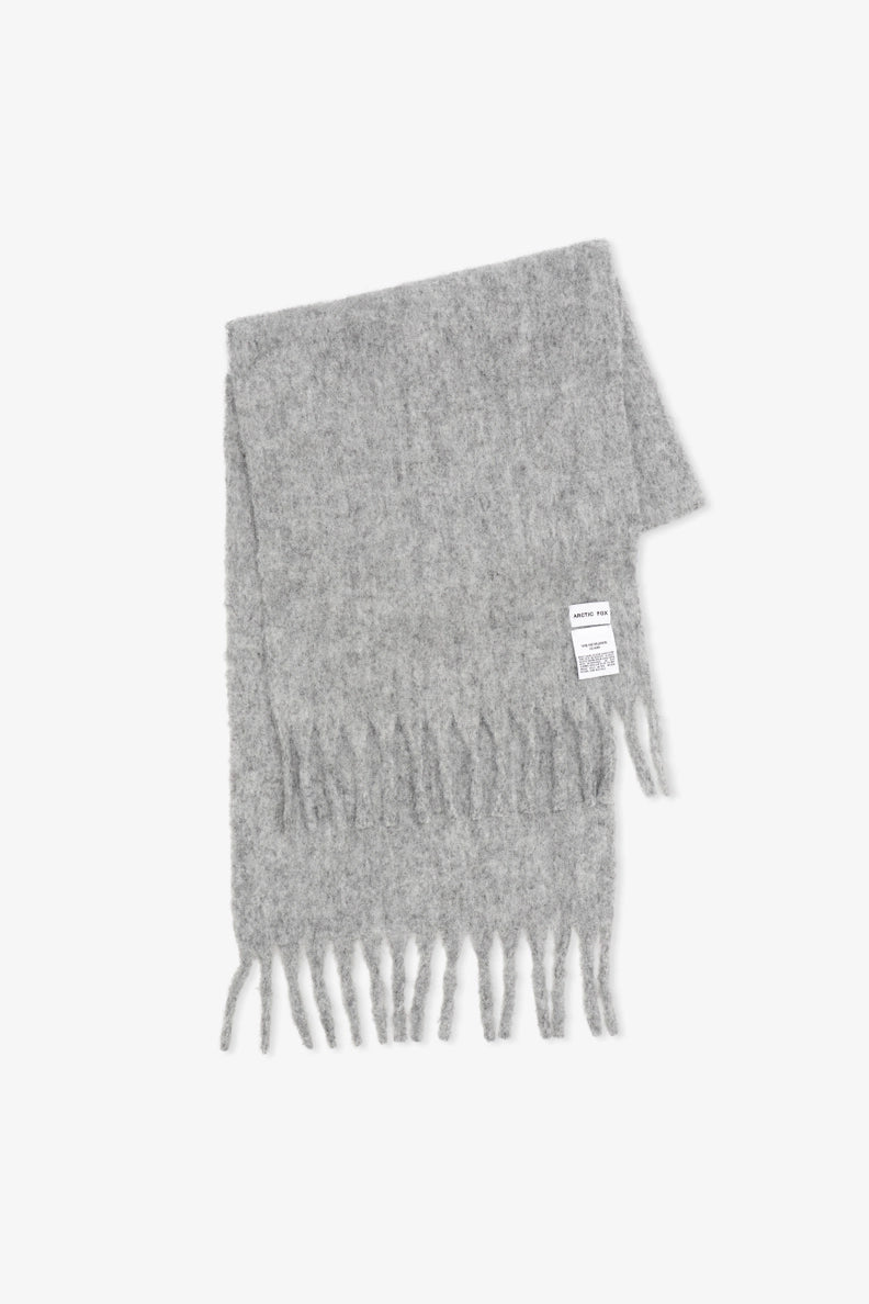 The Reykjavik Wool Scarf - Grey