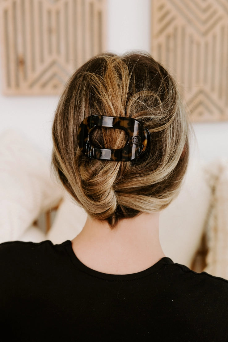 Round Flat Hair Clip - Small