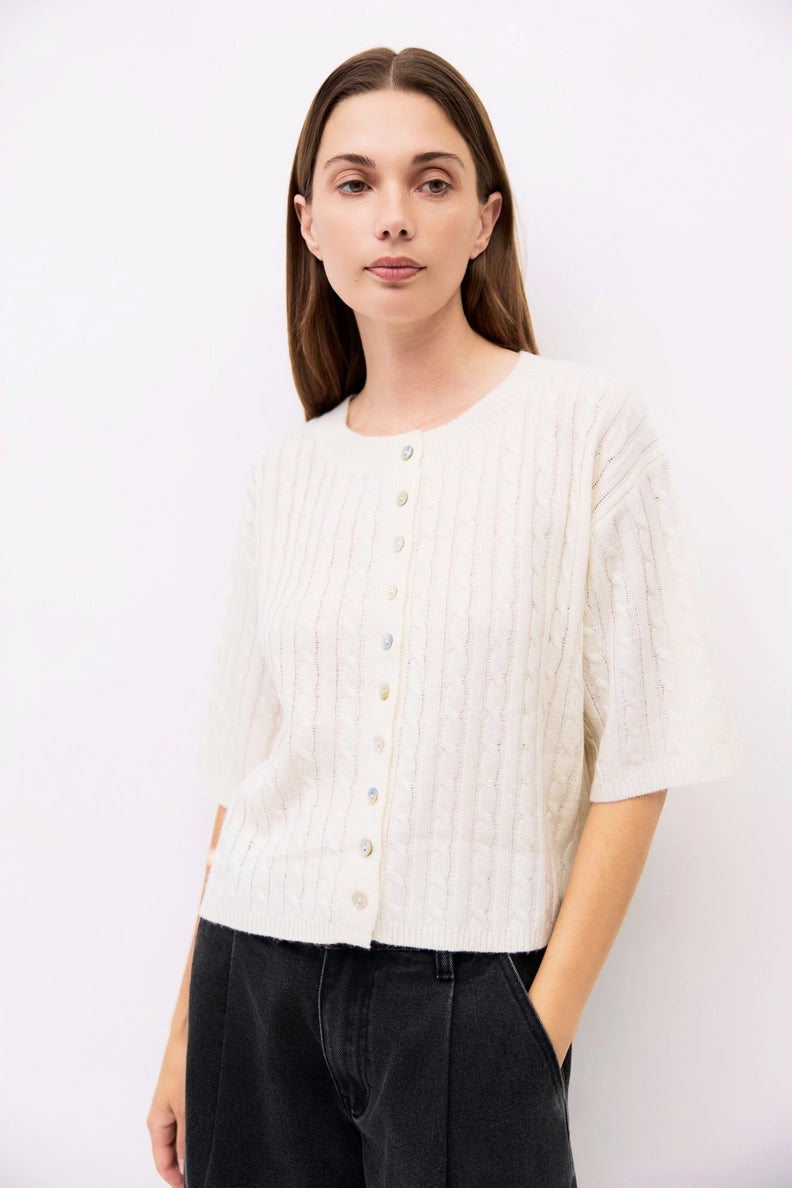 Poppy Cable Cardigan