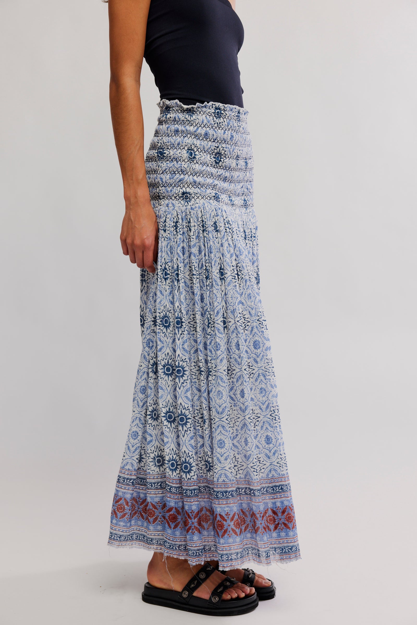 Ravenna Printed Maxi Skirt