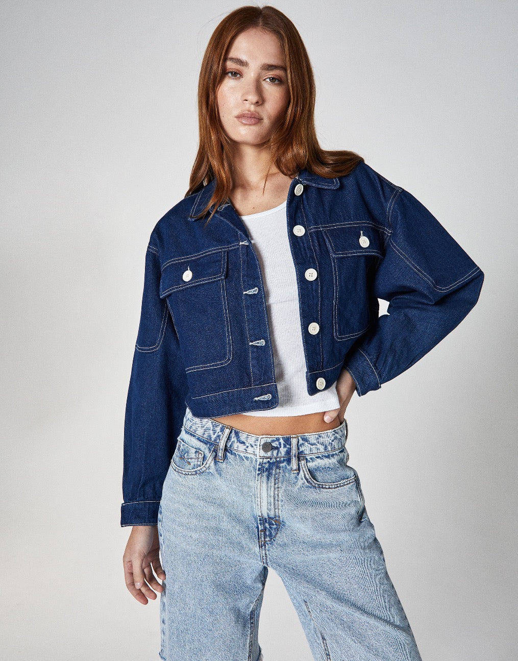 Juni Denim Jacket in Brit