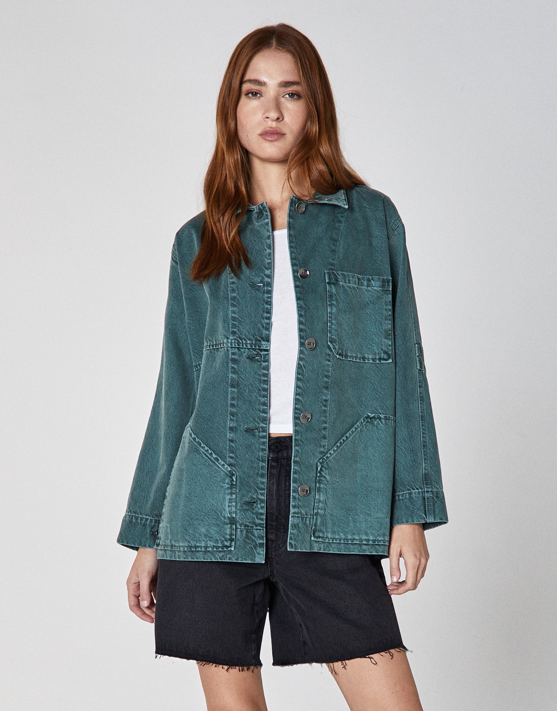 Mari Chore Jacket in Seawater