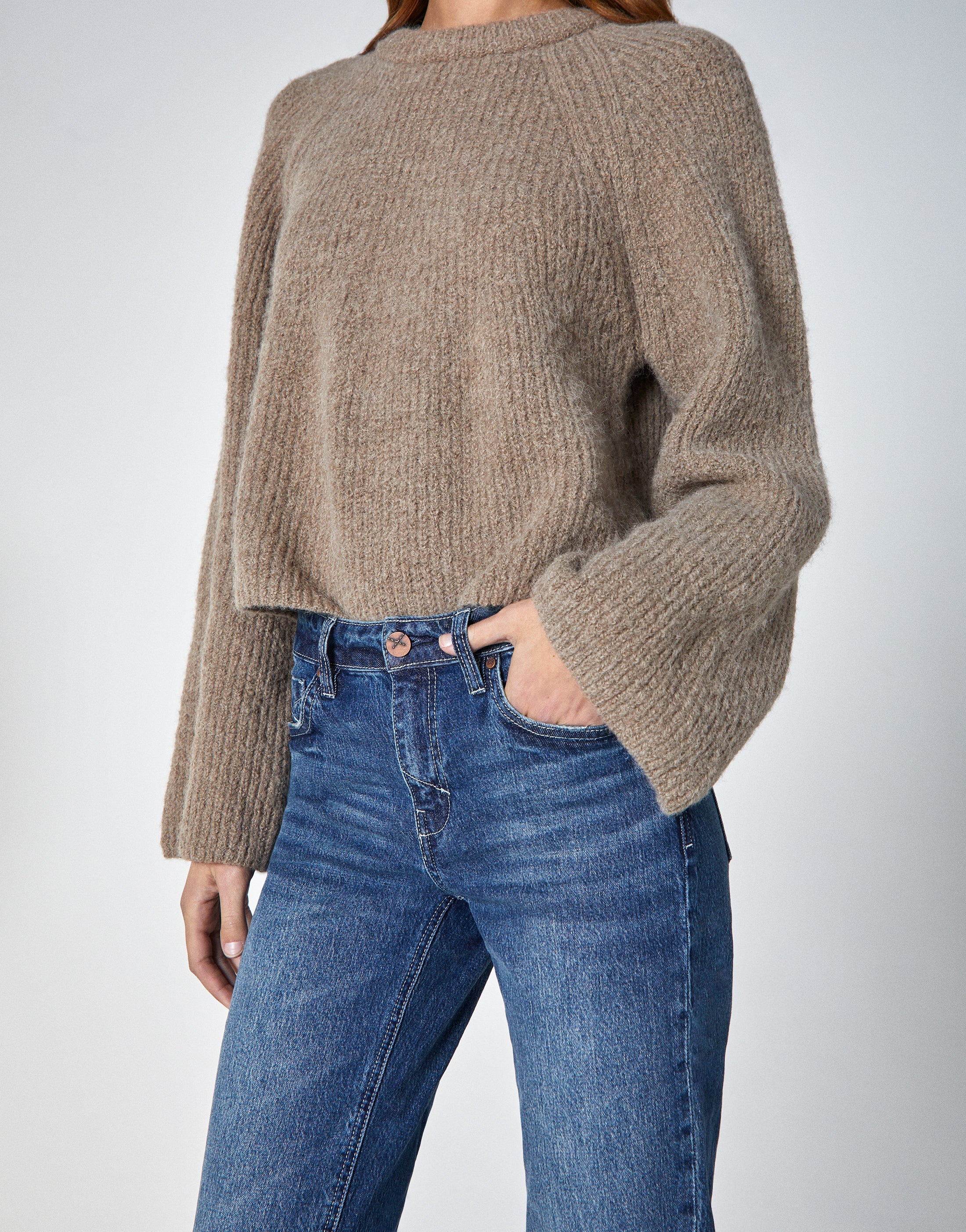 GEORGIA Mid Rise Straight in Inkling