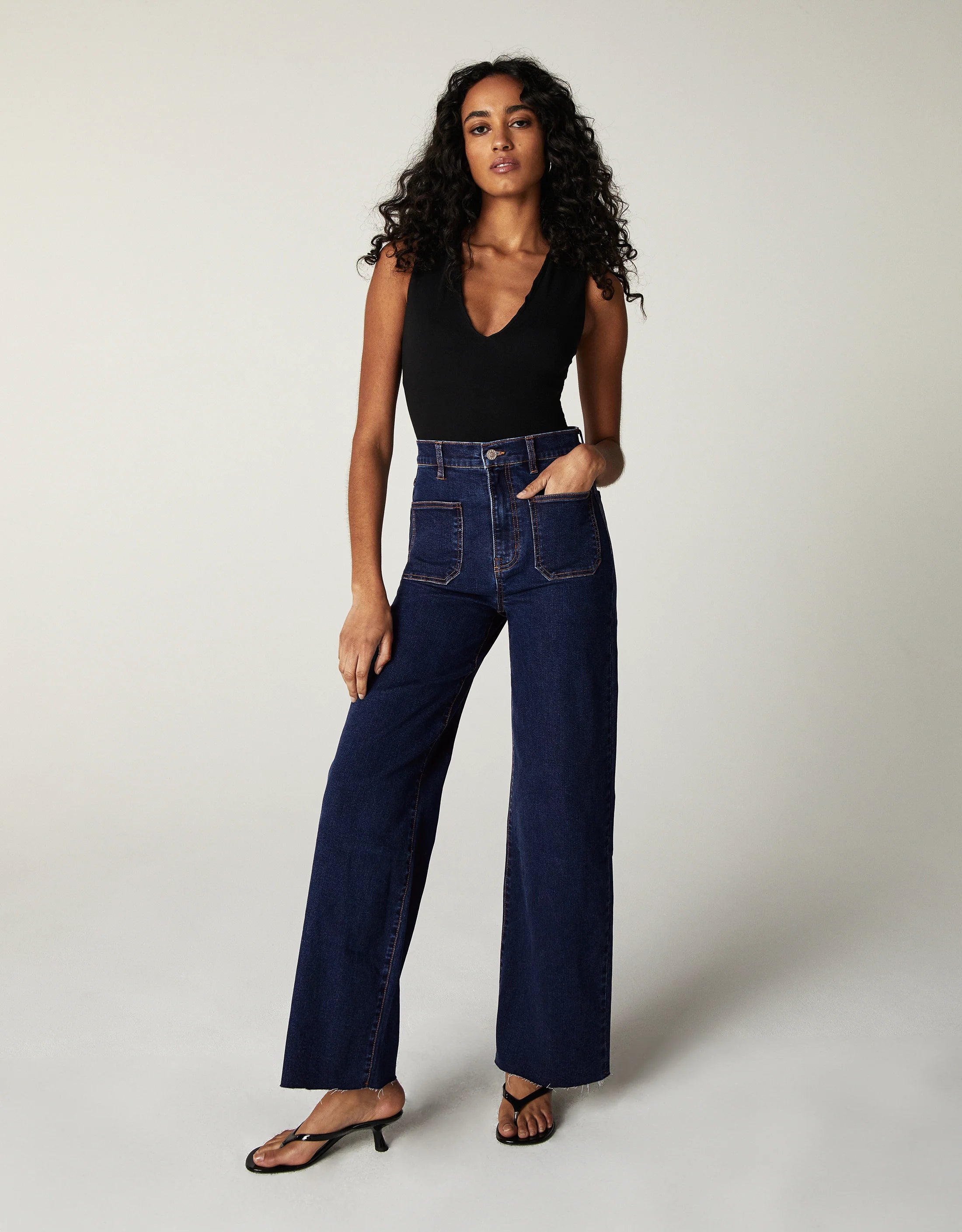 NOEMI Long High-Rise Wide Leg in Robertson