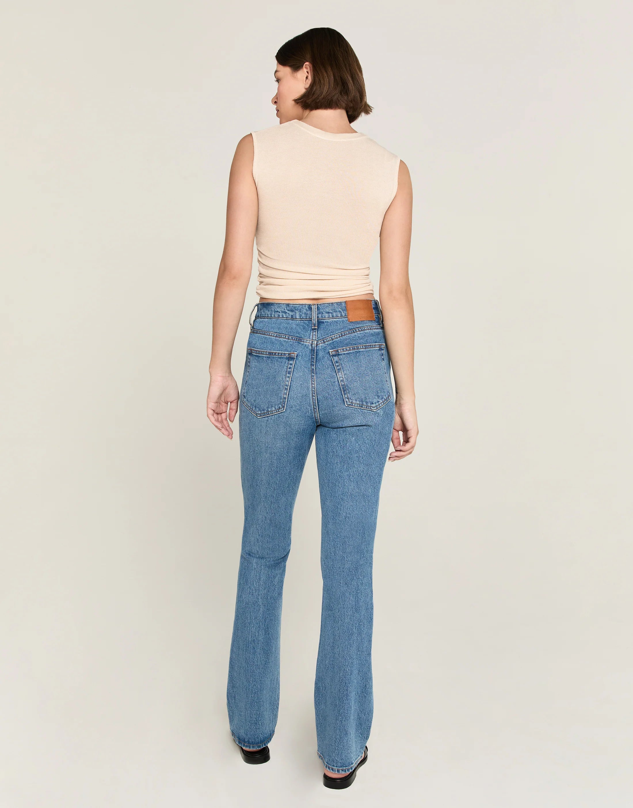 CHLOE High-Rise Slim Boot in Laurel Canyon