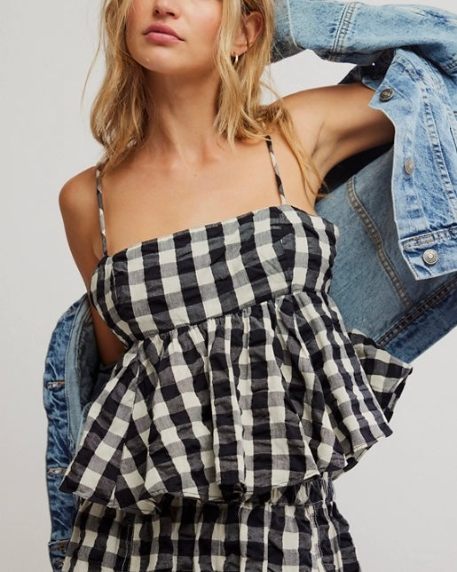 Mia Plaid Tank