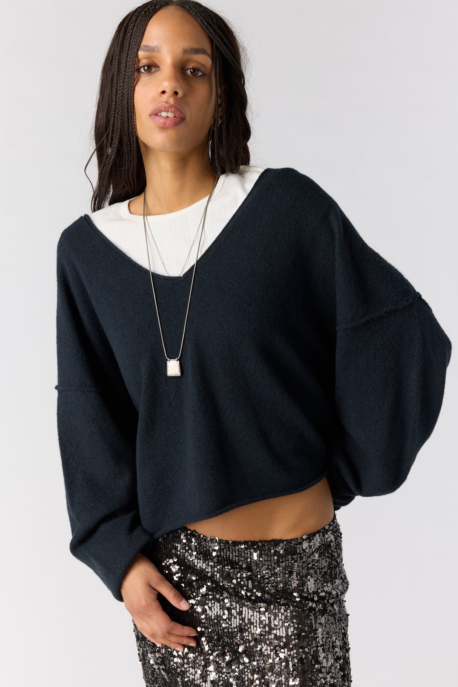 See Me V-Neck Pullover