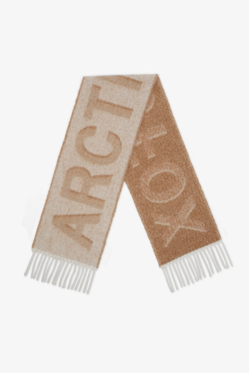 Logo Scarf - Beige