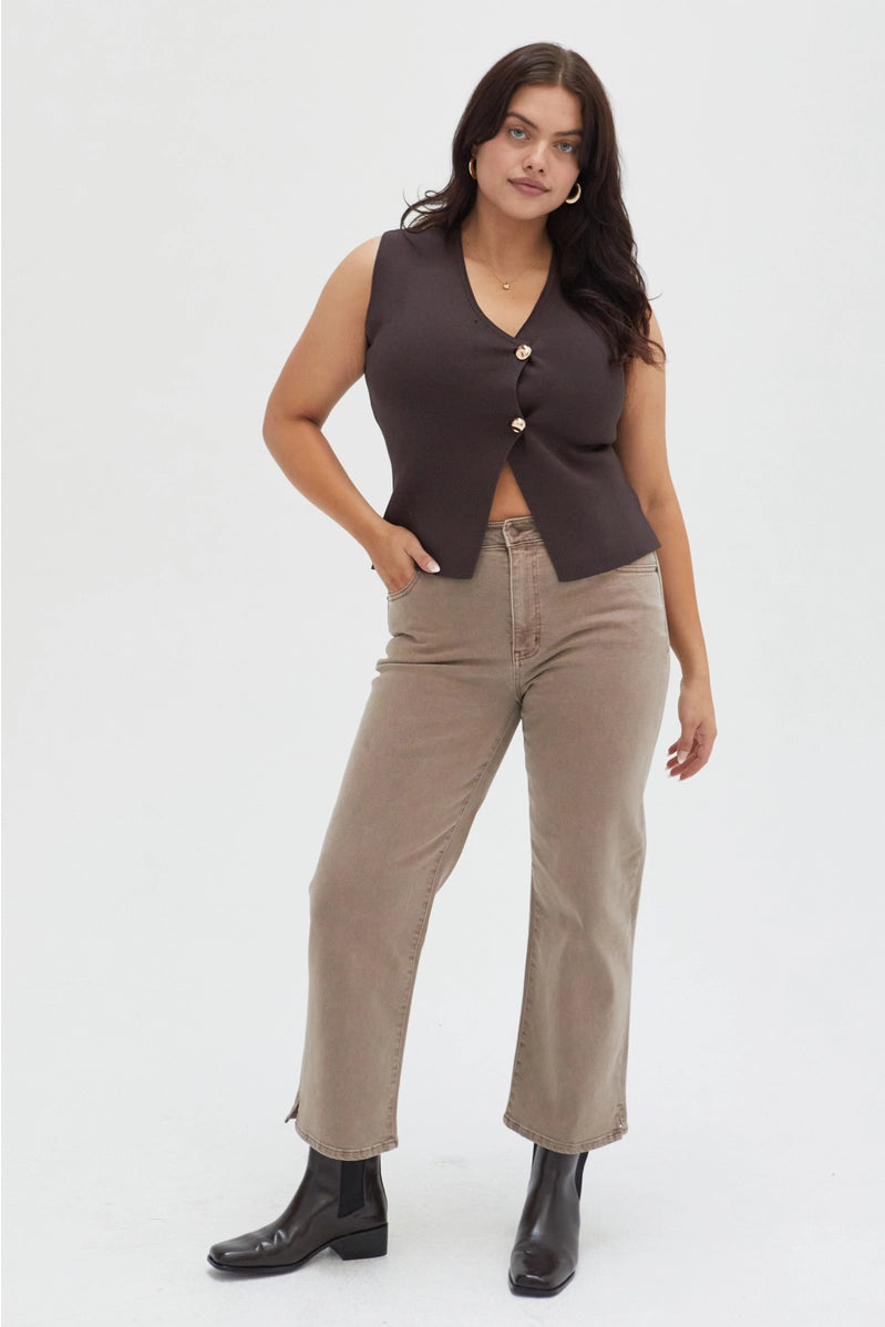 Addington Ankle Crop Mid Rise Jean
