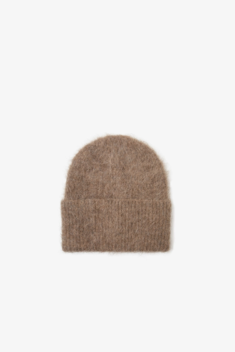 Alpaca Beanie - Iced Taupe