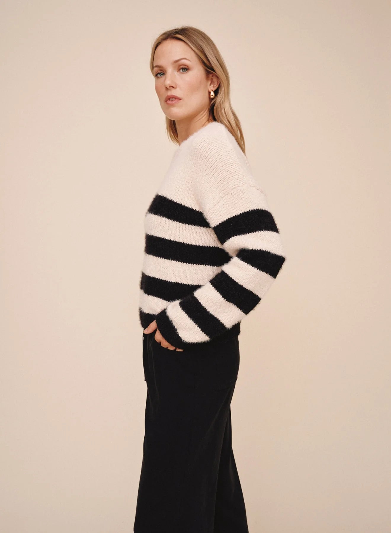 Drop Shoulder Sweater