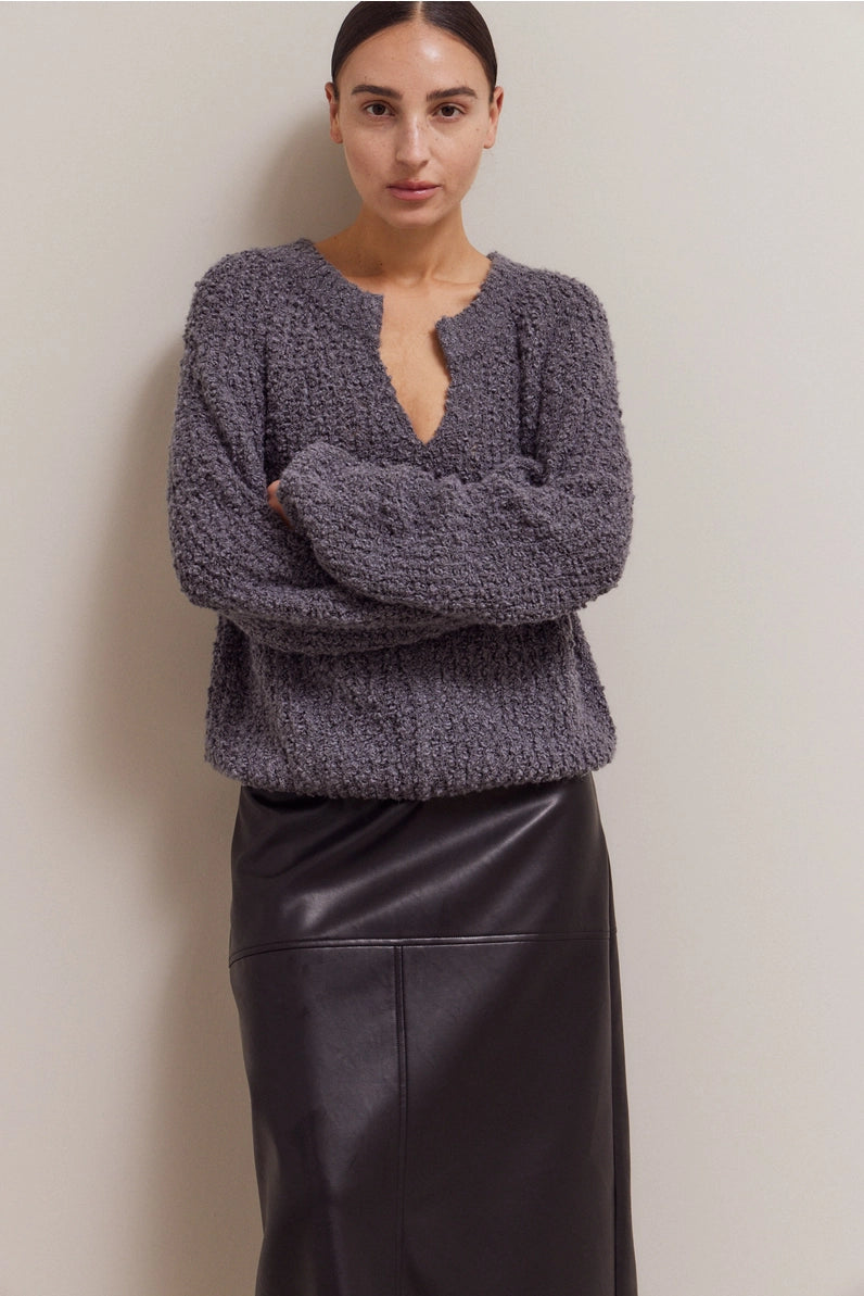 Opened V-Neck Sweater