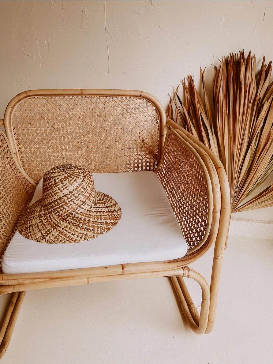 Amber Ombre Woven Bucket Hat