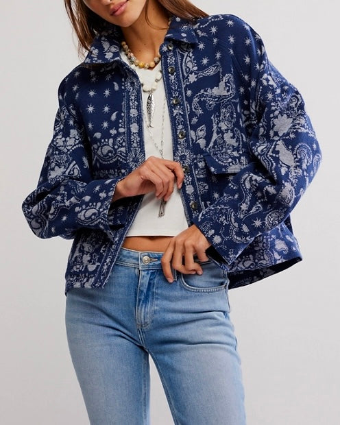 Bandana Jacquard Shirt