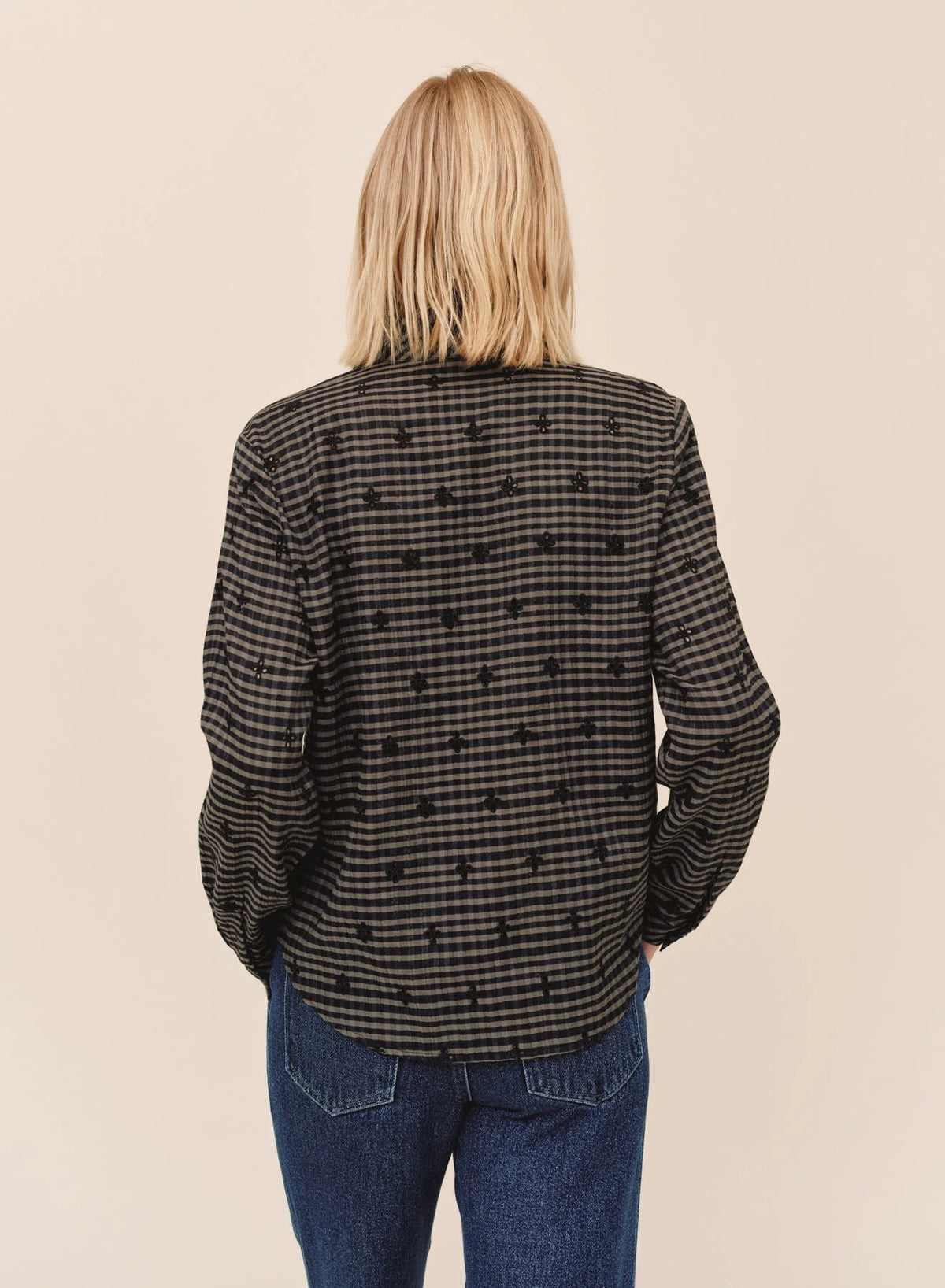 Long Sleeve Clean Button Down Shirt